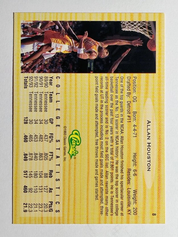 1993 Classic #8 Allan Houston