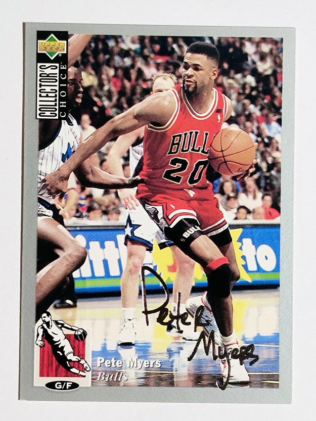 1994-95 Collector's Choice Silver Signature #37 Pete Myers