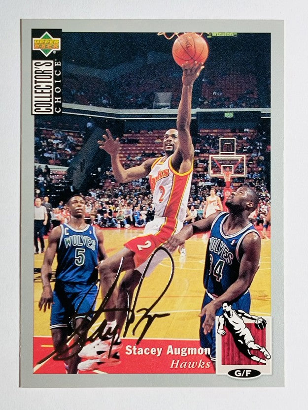 1994-95 Collector's Choice Silver Signature #59 Stacey Augmon