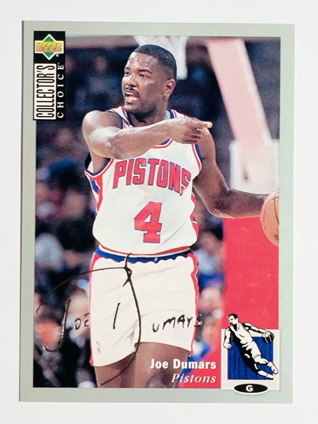 1994-95 Collector's Choice Silver Signature #104 Joe Dumars