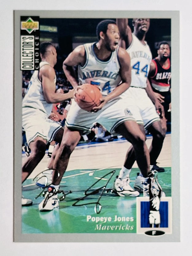 1994-95 Collector's Choice Silver Signature #139 Popeye Jones
