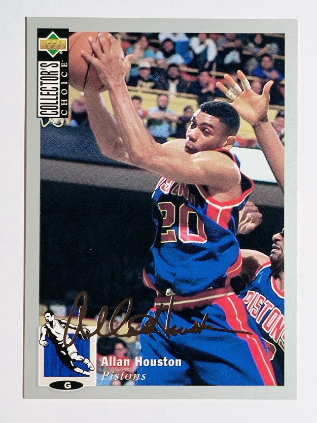 1994-95 Collector's Choice Silver Signature #162 Allan Houston
