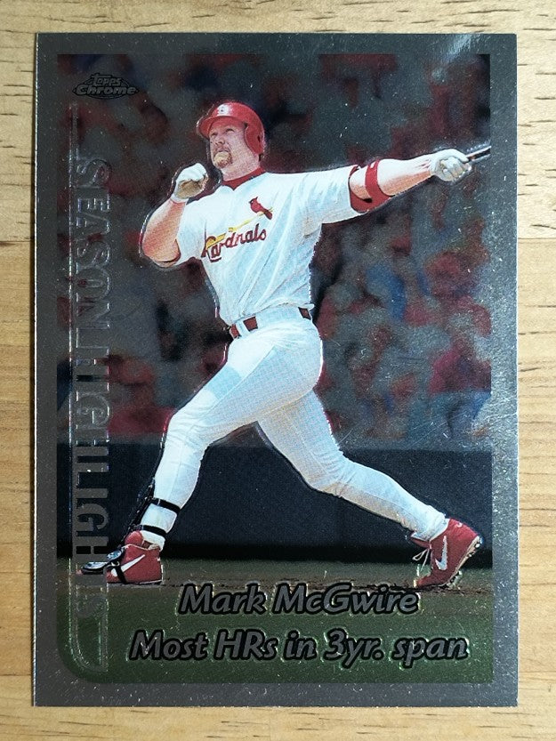 1999 Topps Chrome #201 Mark McGwire HL