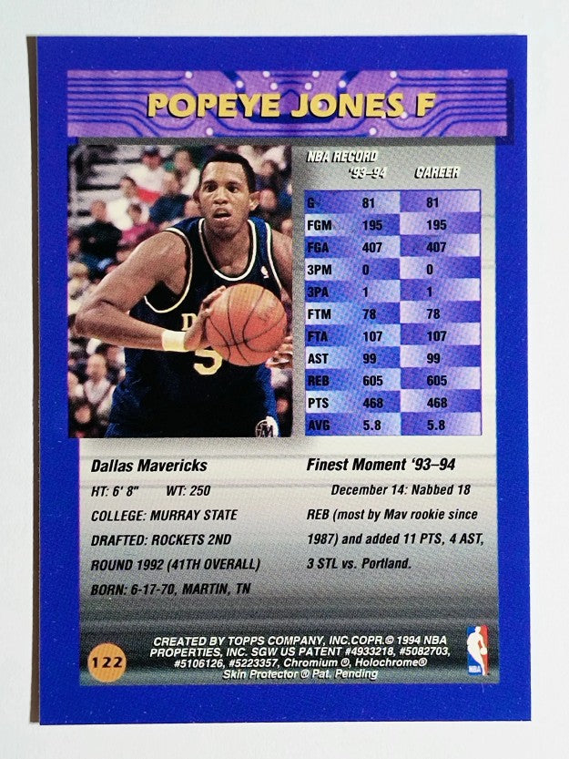 1994-95 Finest #122 Popeye Jones