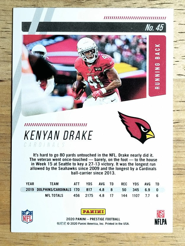 2020 Prestige #45 Kenyan Drake