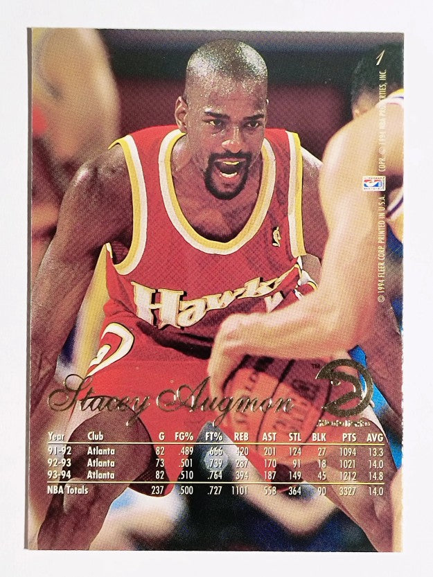 1994-95 Flair #1 Stacey Augmon
