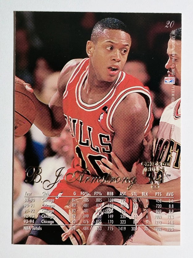 1994-95 Flair #20 B.J. Armstrong