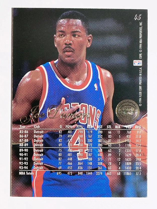 1994-95 Flair #45 Joe Dumars