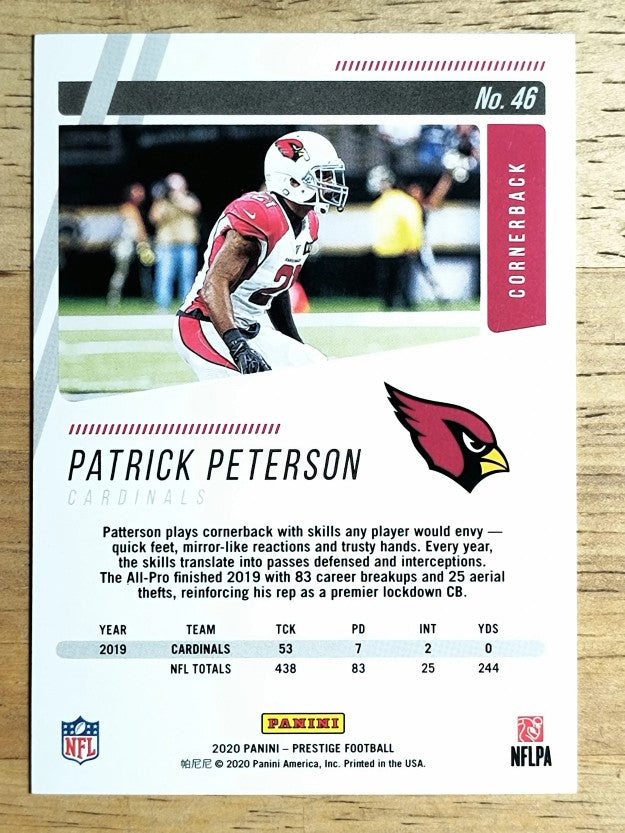 2020 Prestige #46 Patrick Peterson