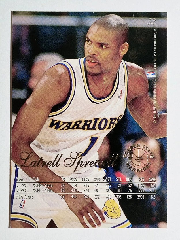 1994-95 Flair #52 Latrell Sprewell