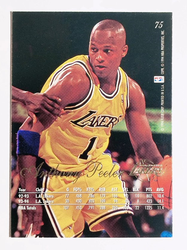 1994-95 Flair #75 Anthony Peeler