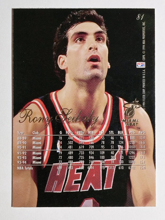 1994-95 Flair #81 Rony Seikaly