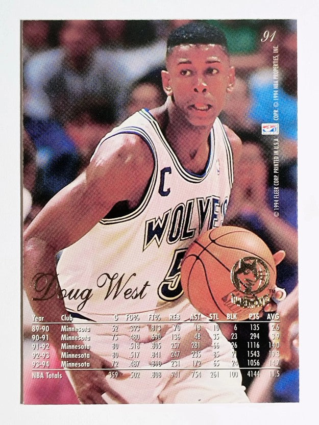 1994-95 Flair #91 Doug West
