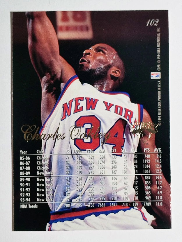 1994-95 Flair #102 Charles Oakley