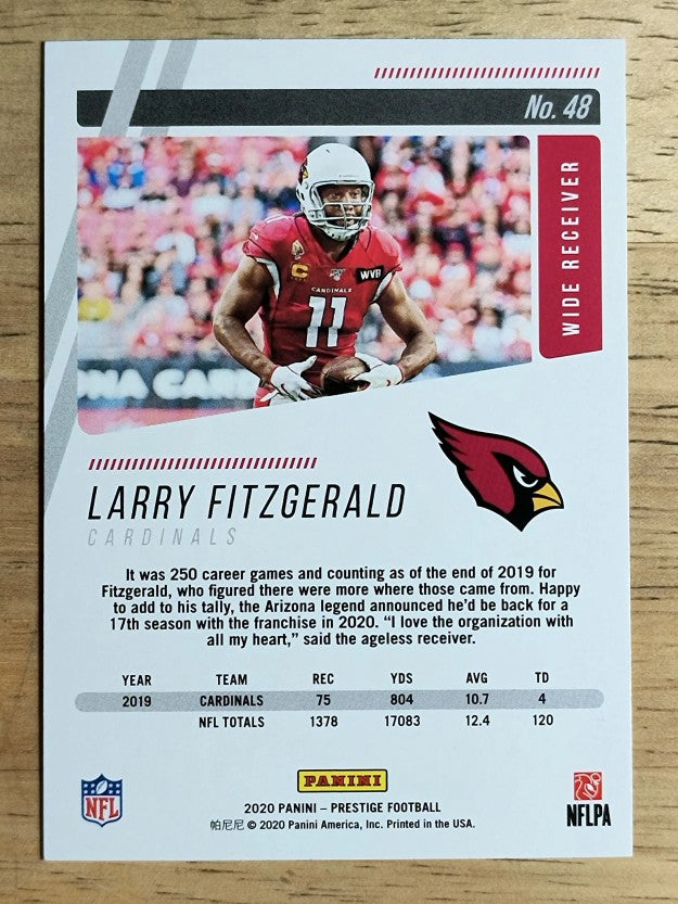 2020 Prestige #48 Larry Fitzgerald