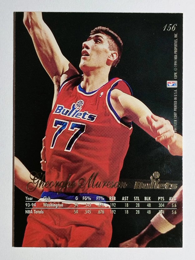 1994-95 Flair #156 Gheorghe Muresan