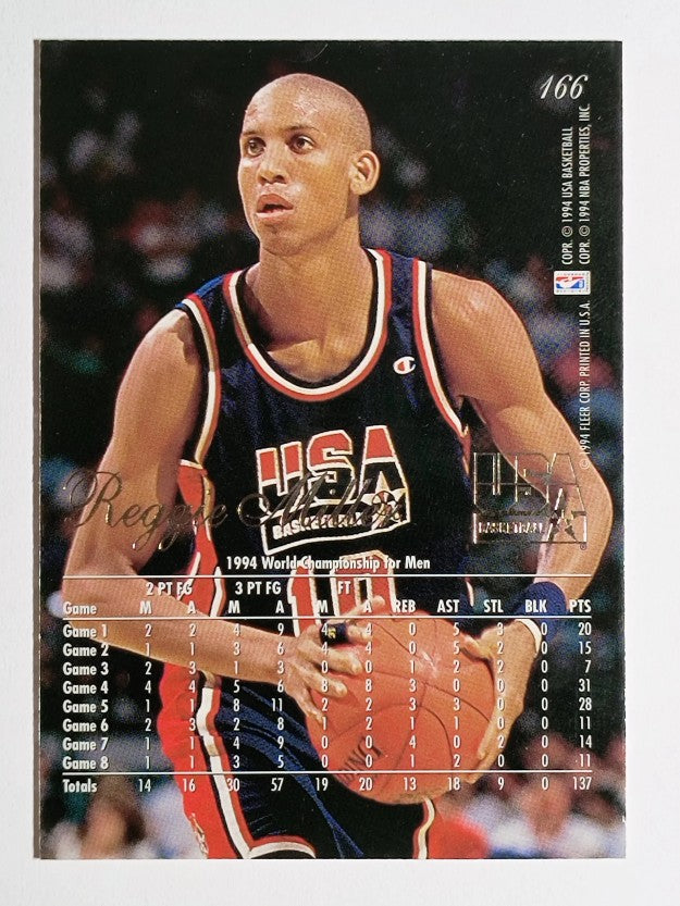 1994-95 Flair #166 Reggie Miller USA