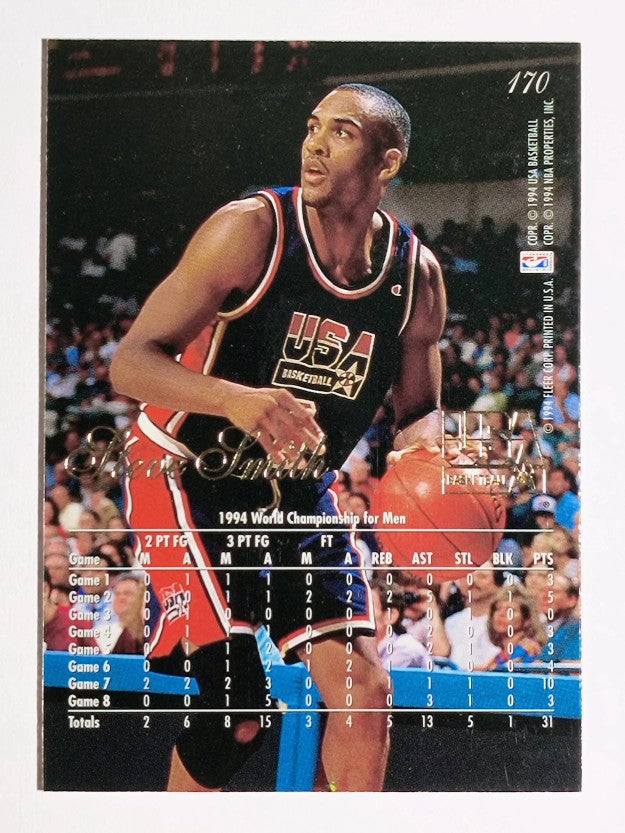 1994-95 Flair #170 Steve Smith USA