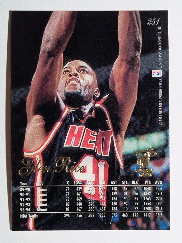 1994-95 Flair #251 Glen Rice