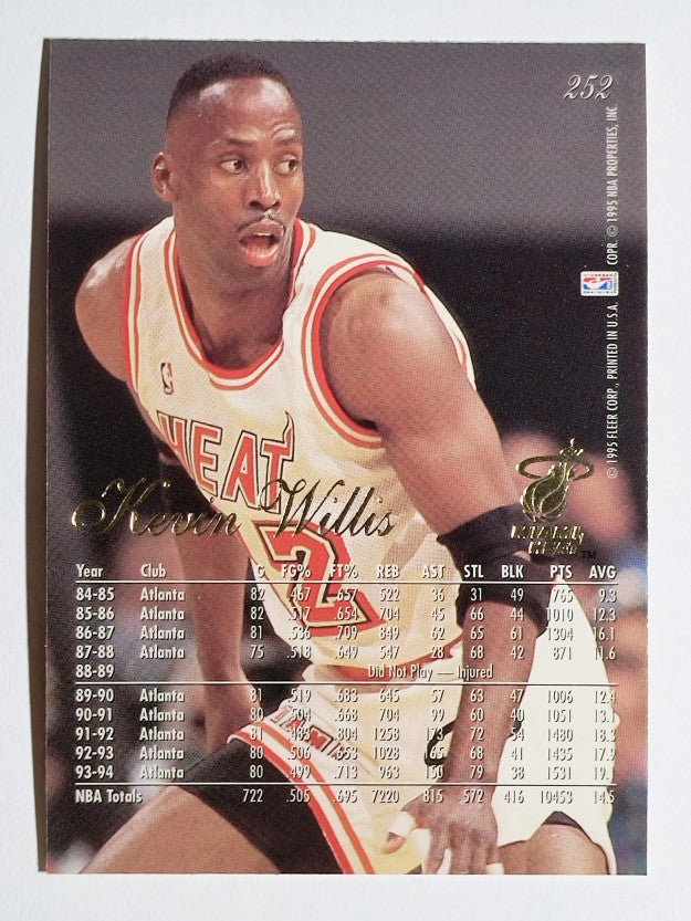 1994-95 Flair #252 Kevin Willis