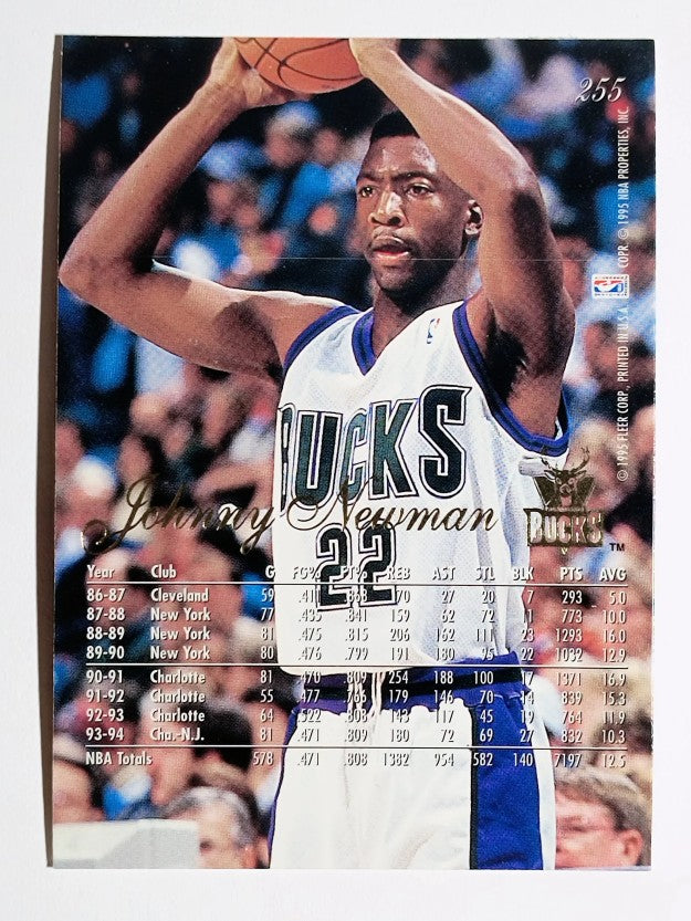 1994-95 Flair #255 Johnny Newman