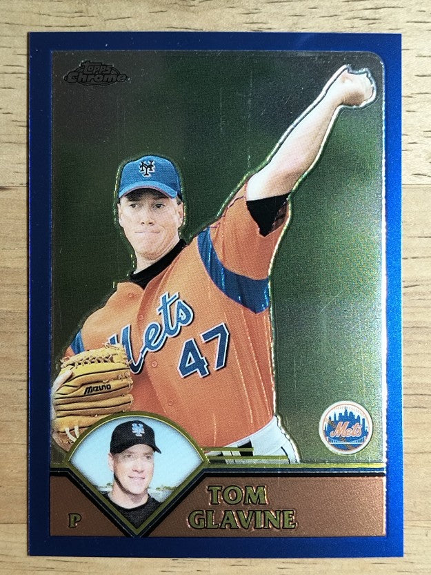 2003 Topps Chrome #386 Tom Glavine
