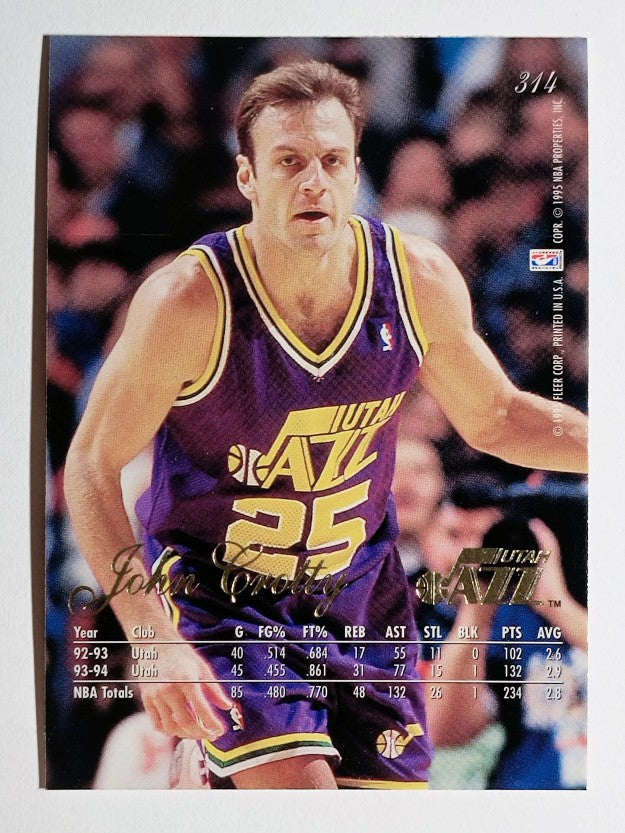 1994-95 Flair #314 John Crotty