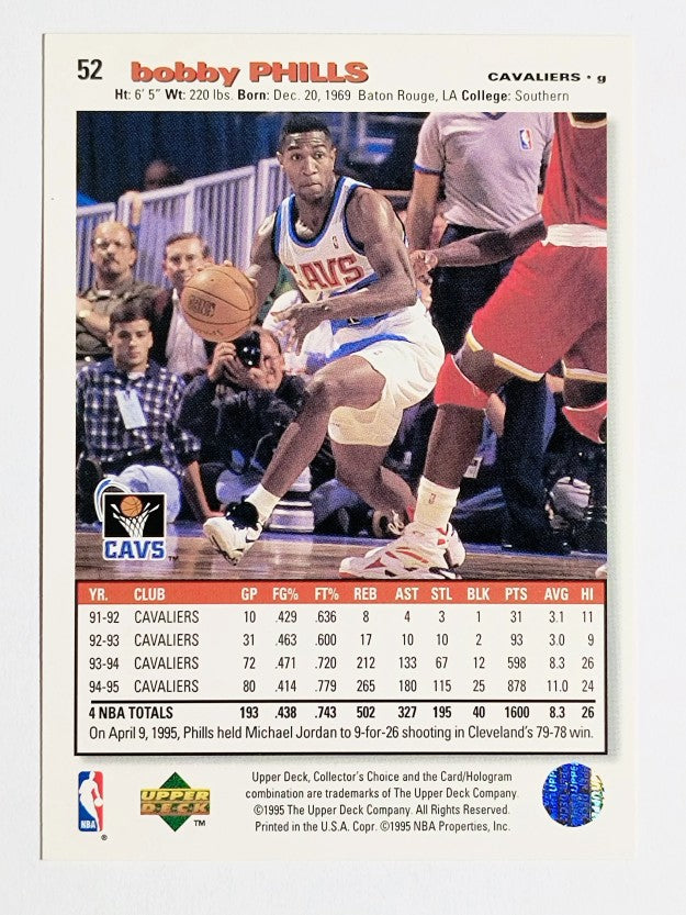 1995-96 Collector's Choice #52 Bobby Phills