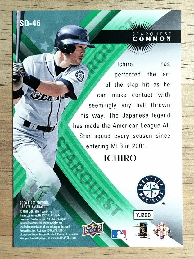 2008 Upper Deck First Edition StarQuest #SQ46 Ichiro Suzuki