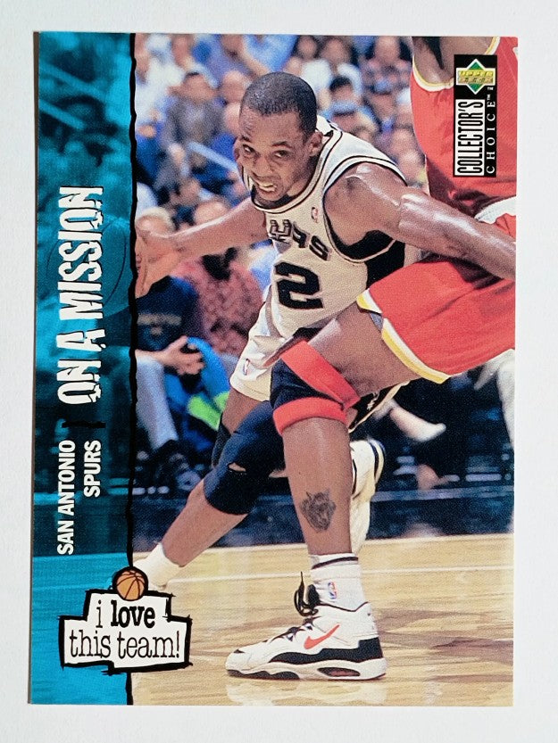 1995-96 Collector's Choice #389 Sean Elliott LOVE
