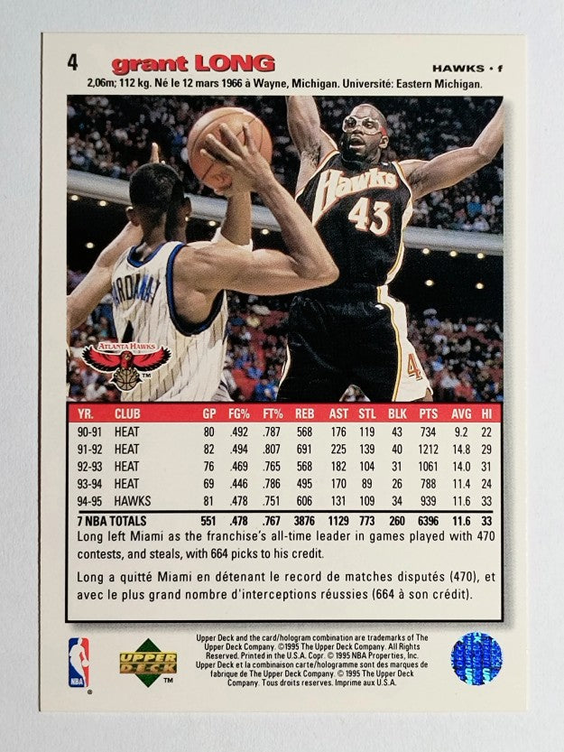 1995-96 Collector's Choice International French I #4 Grant Long