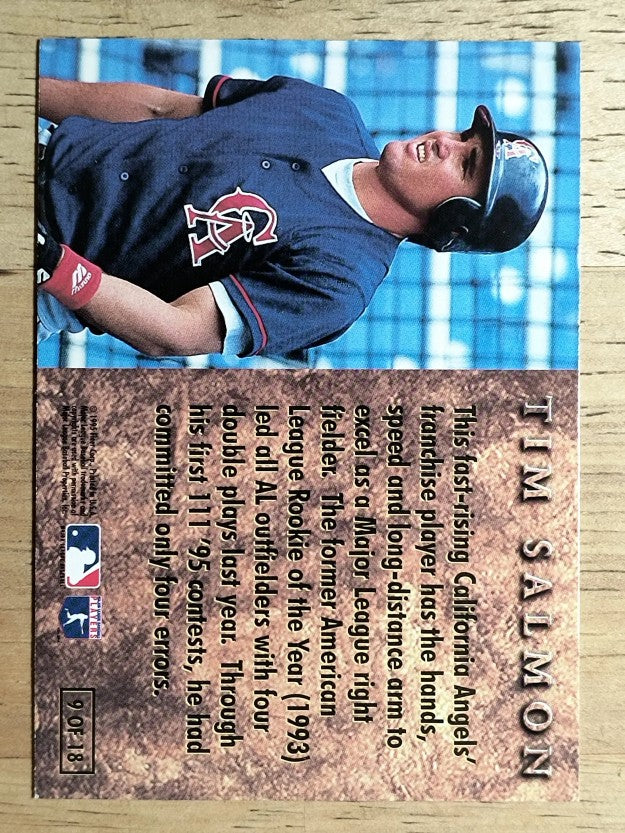 1996 Ultra Prime Leather #9 Tim Salmon