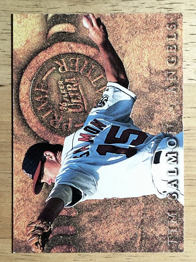 1996 Ultra Prime Leather #9 Tim Salmon
