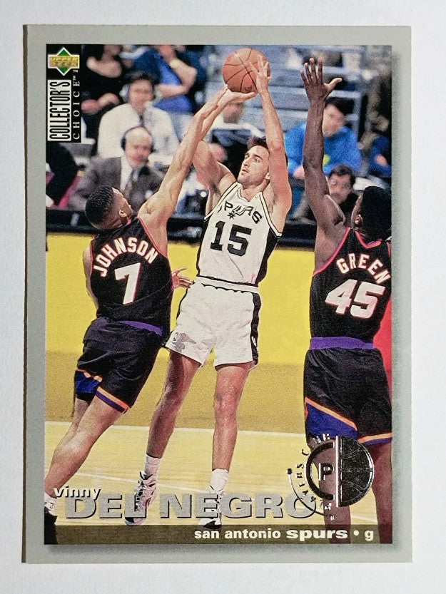 1995-96 Collector's Choice Player's Club #115 Vinny Del Negro