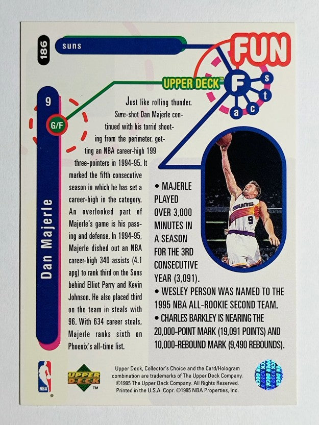 1995-96 Collector's Choice Player's Club #186 Dan Majerle FF