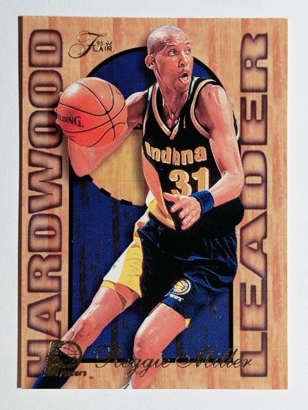 1995-96 Fleer Flair Hardwood Leaders #11 Reggie Miller