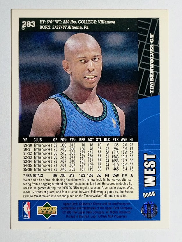 1996-97 Collector's Choice #283 Doug West