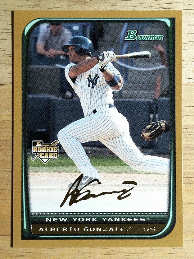2008 Bowman Gold #219 Alberto Gonzalez