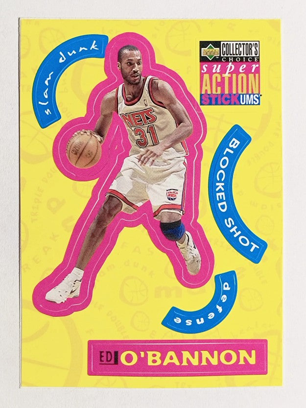 1996-97 Collector's Choice Stick Ums 2 #S17 Ed O'Bannon