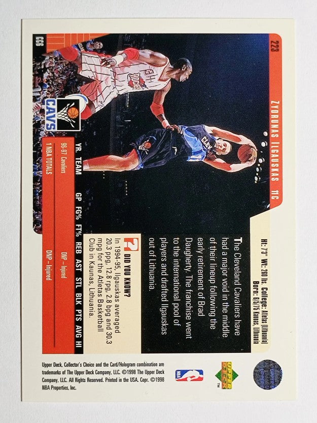1997-98 Collector's Choice #223 Zydrunas Ilgauskas