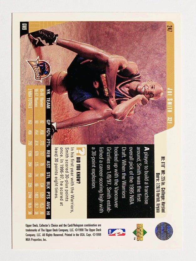 1997-98 Collector's Choice #247 Joe Smith