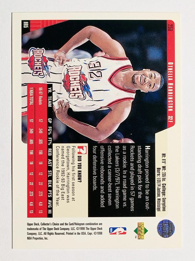 1997-98 Collector's Choice #250 Othella Harrington