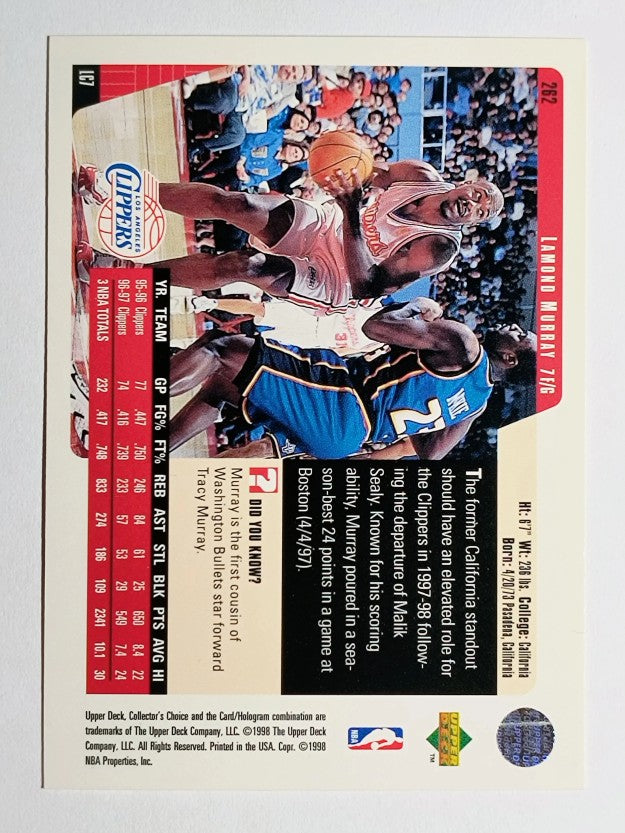 1997-98 Collector's Choice #262 Lamond Murray