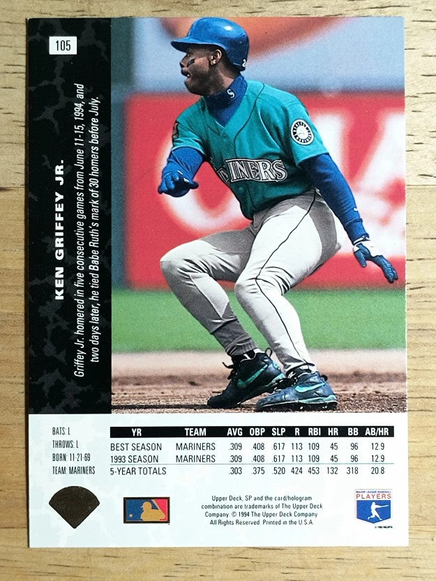 1994 SP #105 Ken Griffey Jr.