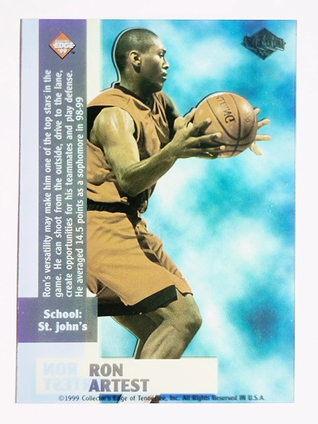 1999 Collector's Edge Rookie Rage Future Legends #FL1 Ron Artest