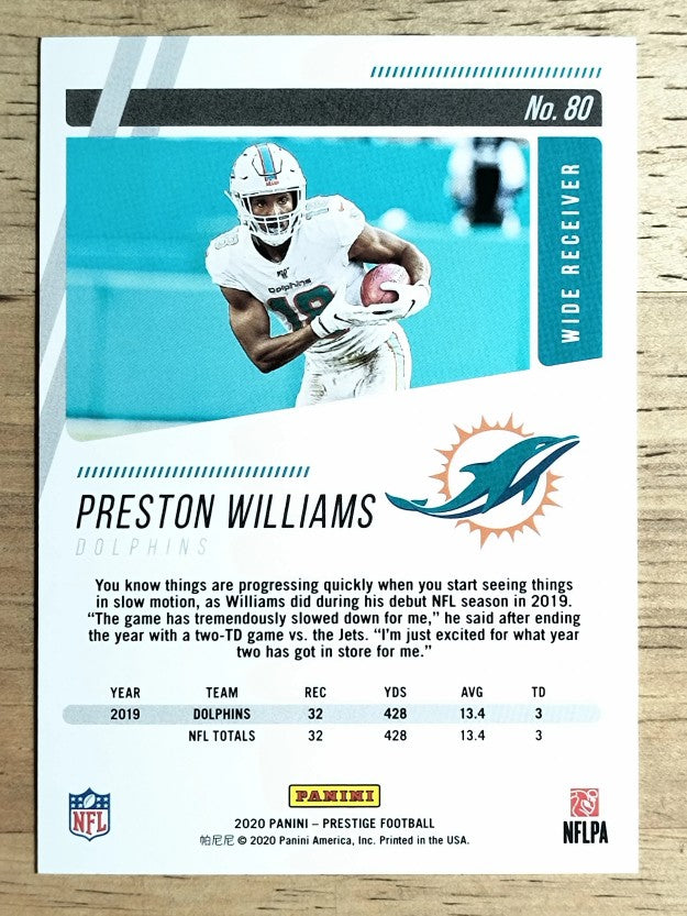 2020 Prestige #80 Preston Williams