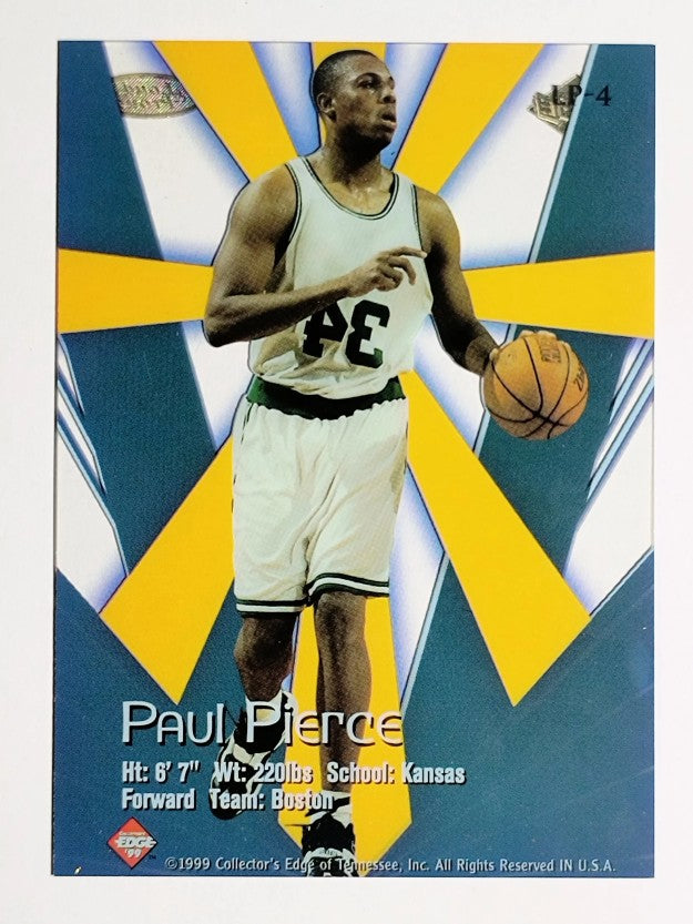 1999 Collector's Edge Rookie Rage Loud and Proud #LP4 Paul Pierce