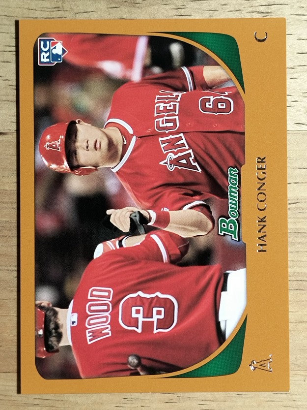 2011 Bowman Orange #219 Hank Conger