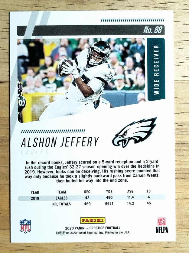 2020 Prestige #88 Alshon Jeffery