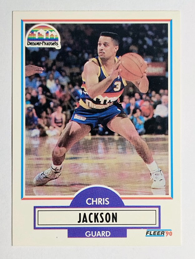 1990-91 Fleer Update #U25 Chris Jackson RC